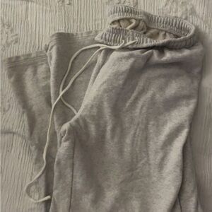 Brandy Melville Gray Wide Leg Pants